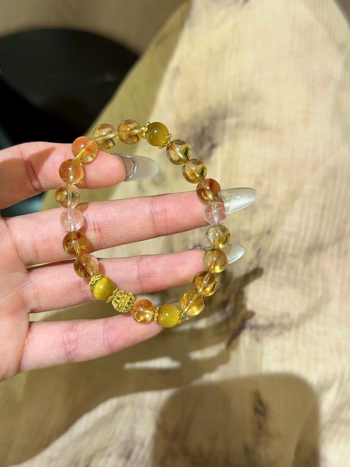 Lemon Glow Yellow Topaz Sunshine Bracelet