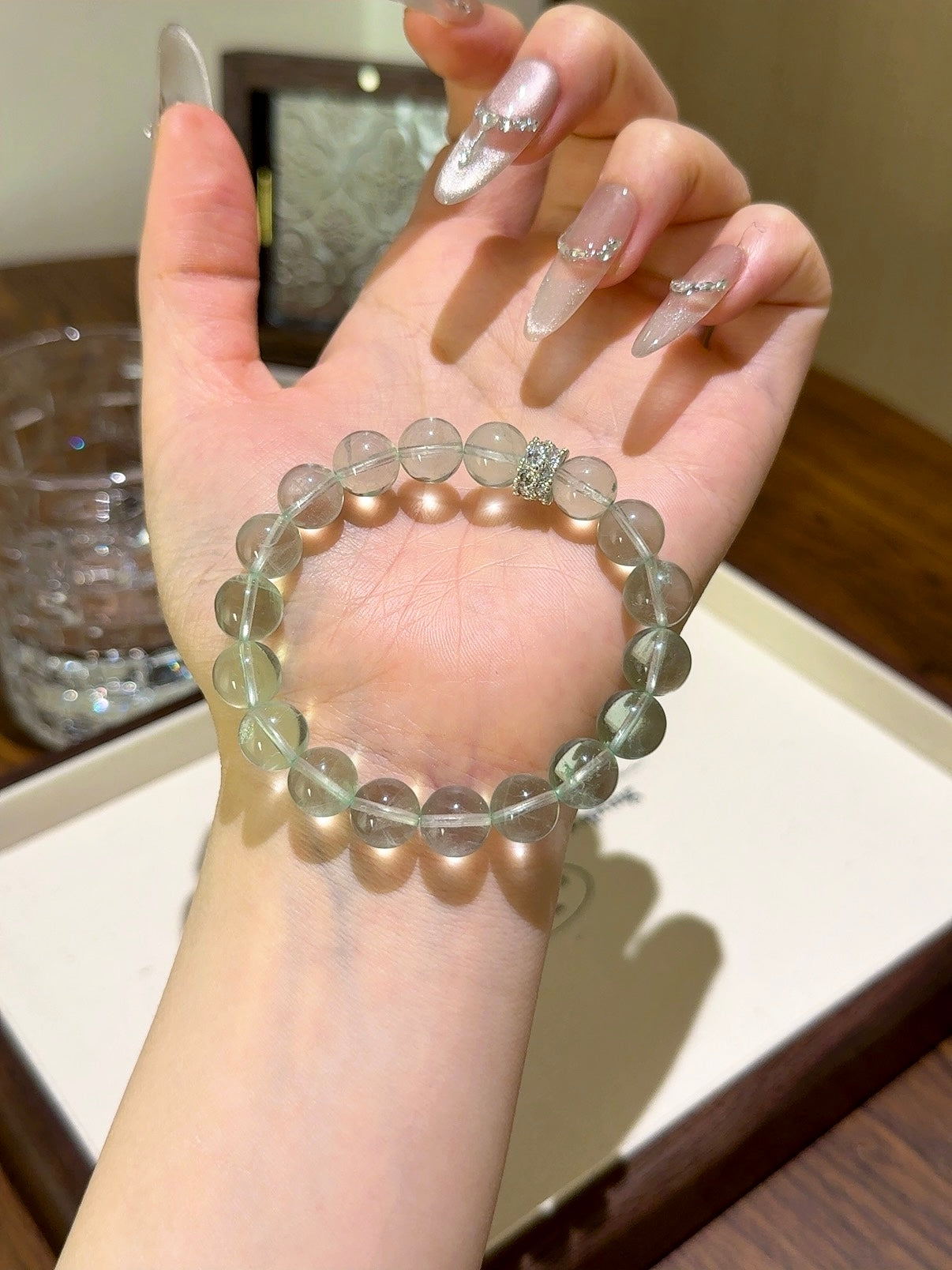 Green Fluorite Balance Energy Bracelet