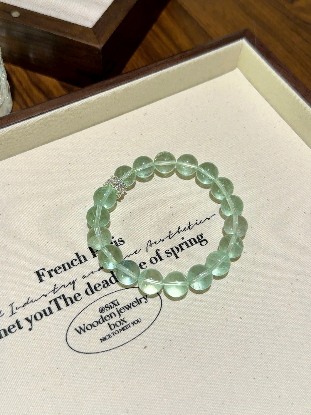 Green Fluorite Balance Energy Bracelet