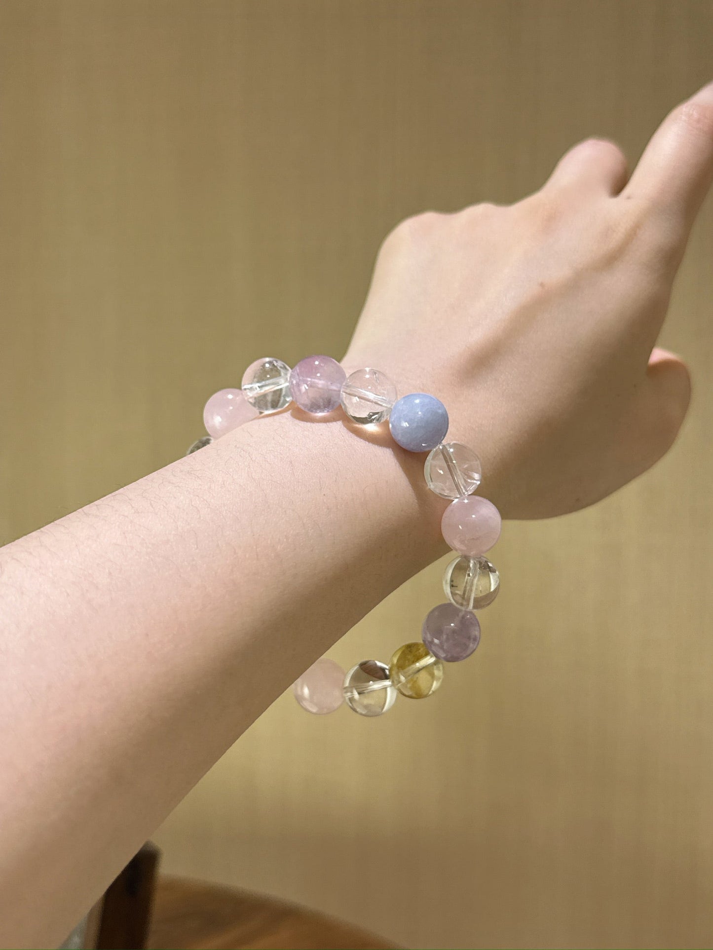 Rainbow Cupid Crystal Bracelet